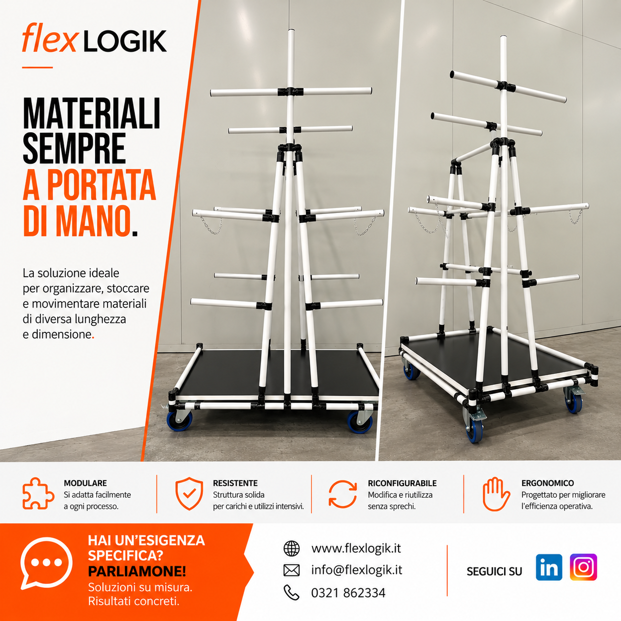 TROPPO INGOMBRO? CI PENSA FLEXLOGIK